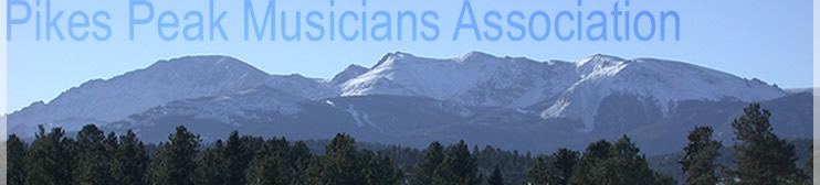 Pikes Peak, viewed on a sunny day from the back side